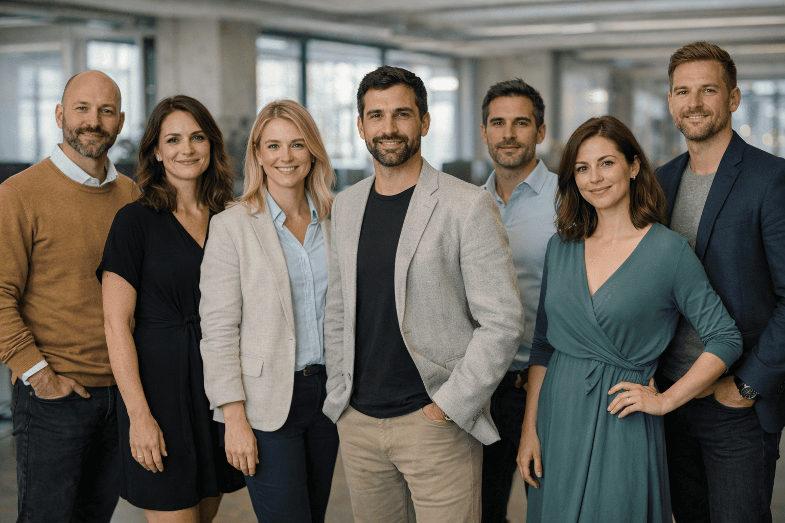 Team working on AI trading platform — Solide Rendval